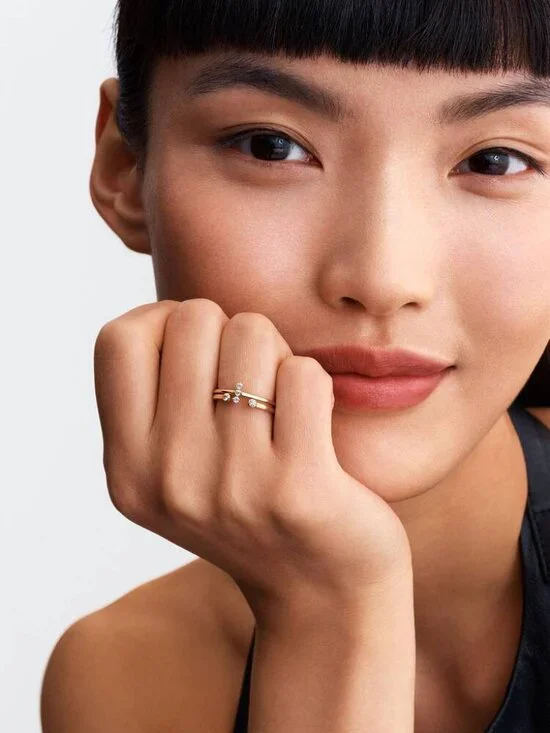 Pandora Era Lab-Grown Diamond Trio Ring - Picture 5 of 5